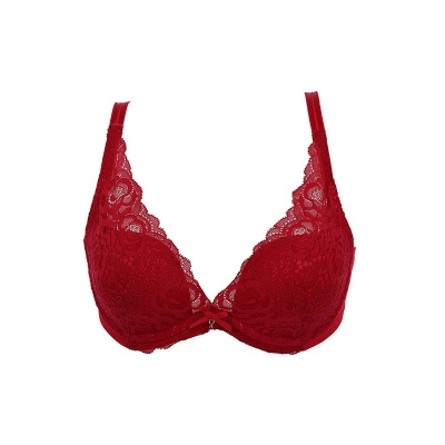 安莉芳 3/4集中聚拢文胸 eb1697 3/4集中聚拢文胸 eb1697 红色 75a